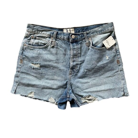 NWT FREE PEOPLE Loose Cannon Makai Cut Off Shorts Size 31 - Picture 4 of 8